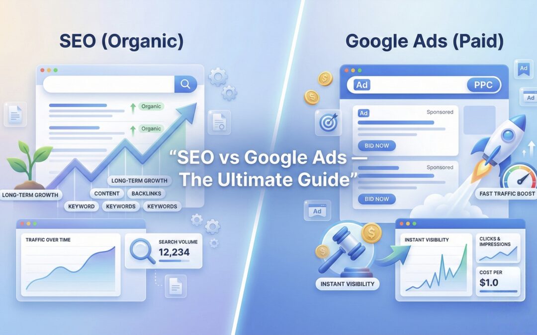 The Difference Between SEO & Google Ads — And What You Should Choose (The Ultimate Guide)